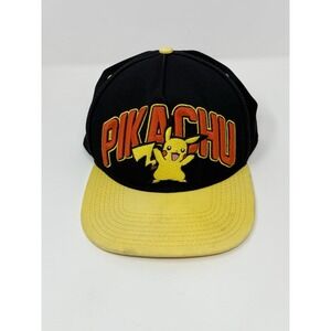 Pokemon‎ Pikachu 3D Print Character Hat Cap Adjustable Snap Back